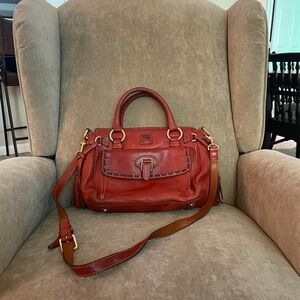 Dooney & Bourke Red Leather Satchel